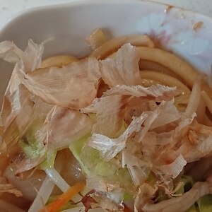 冷蔵庫の余り物で！焼きうどん